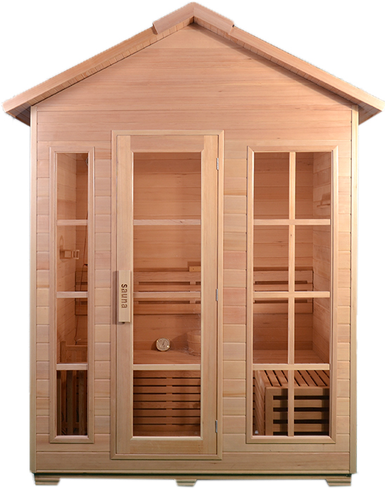 Aussensauna Landhausstil ZEDER **Package Deal**